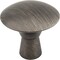 Elements 1-1/16" Diameter Brushed Pewter Zachary Cabinet Mushroom Knob 988BNBDL - alternate 1